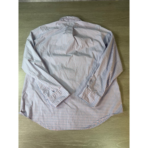 Vineyard Vines Slim Fit Tucker Shirt Mens Medium Pink Blue Gingham Button Down - Picture 11 of 12